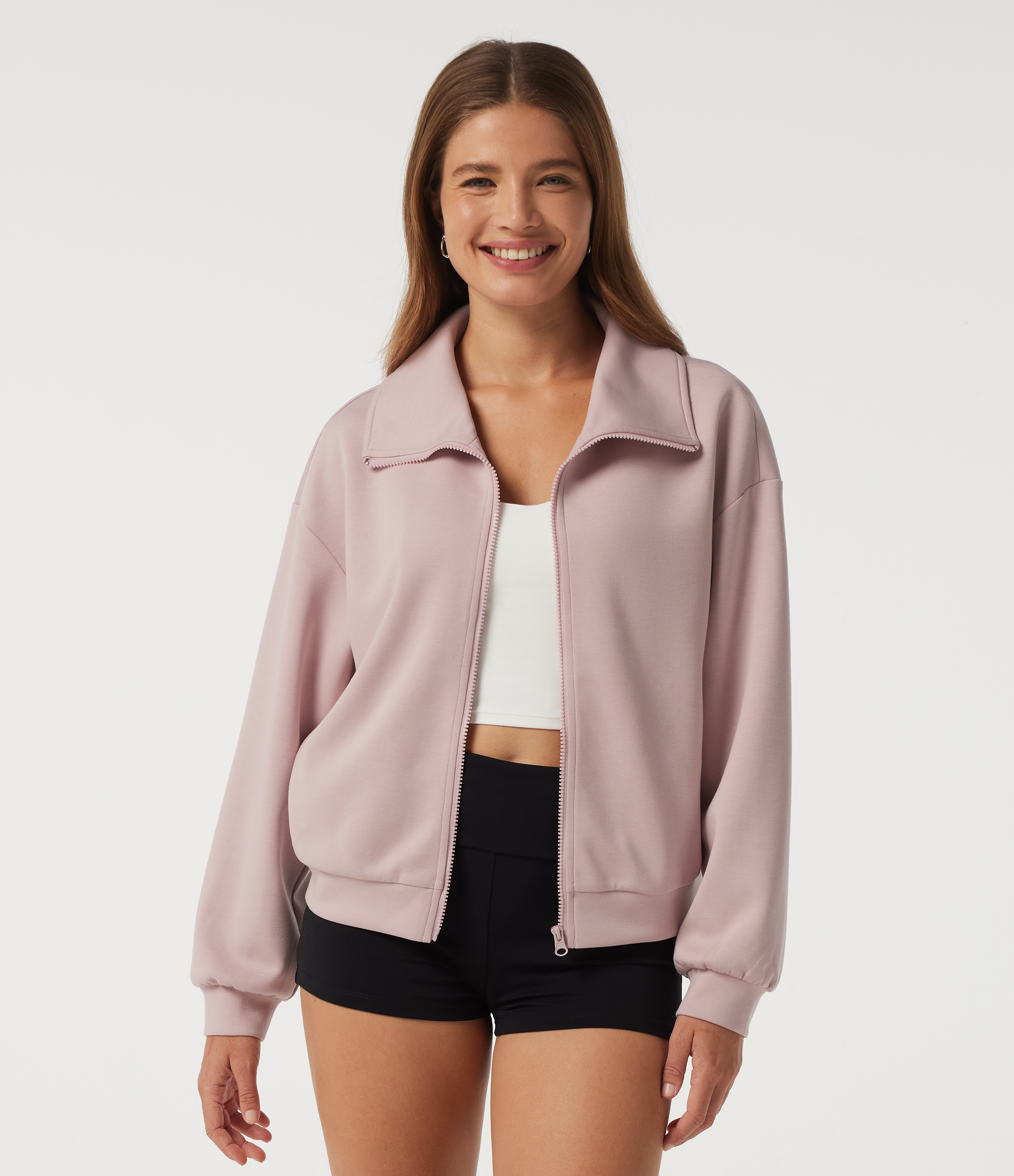Lapel Long Sleeve Casual Jacket with Pockets