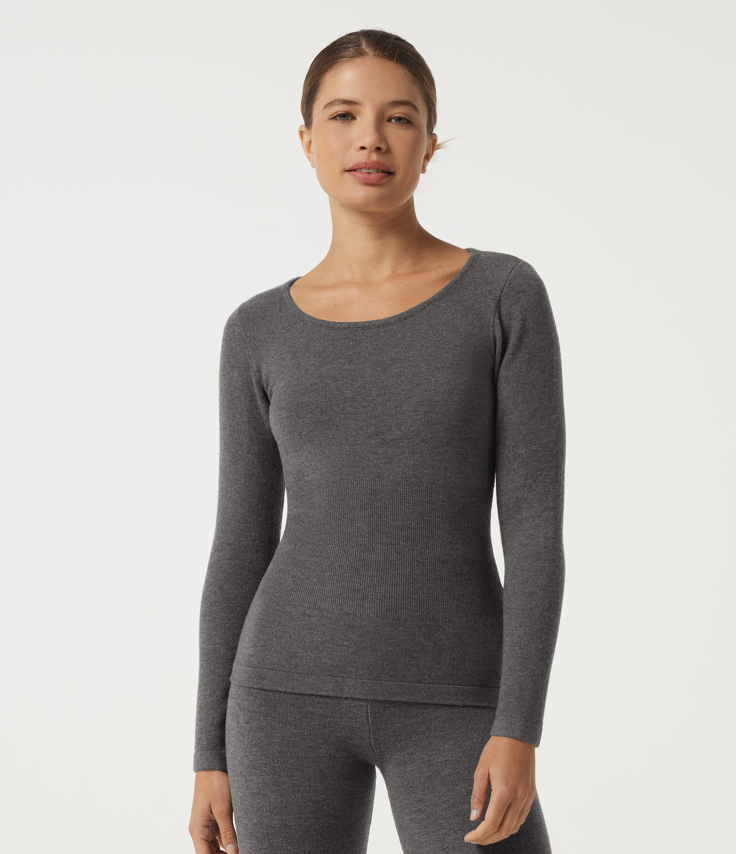 Round Neck Long Sleeve Casual Sweater