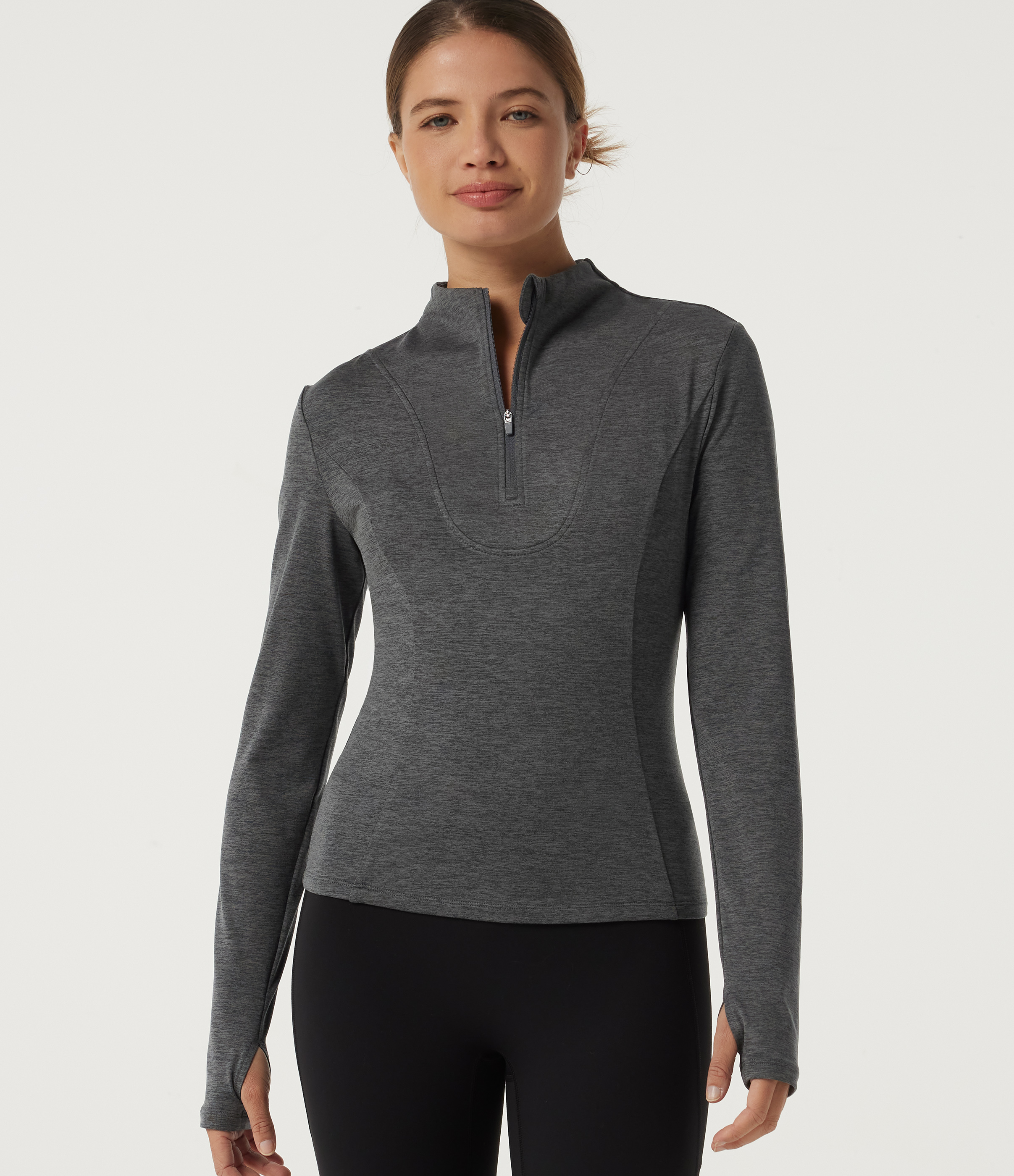Mock Neck Long Sleeve Yoga Sports Top