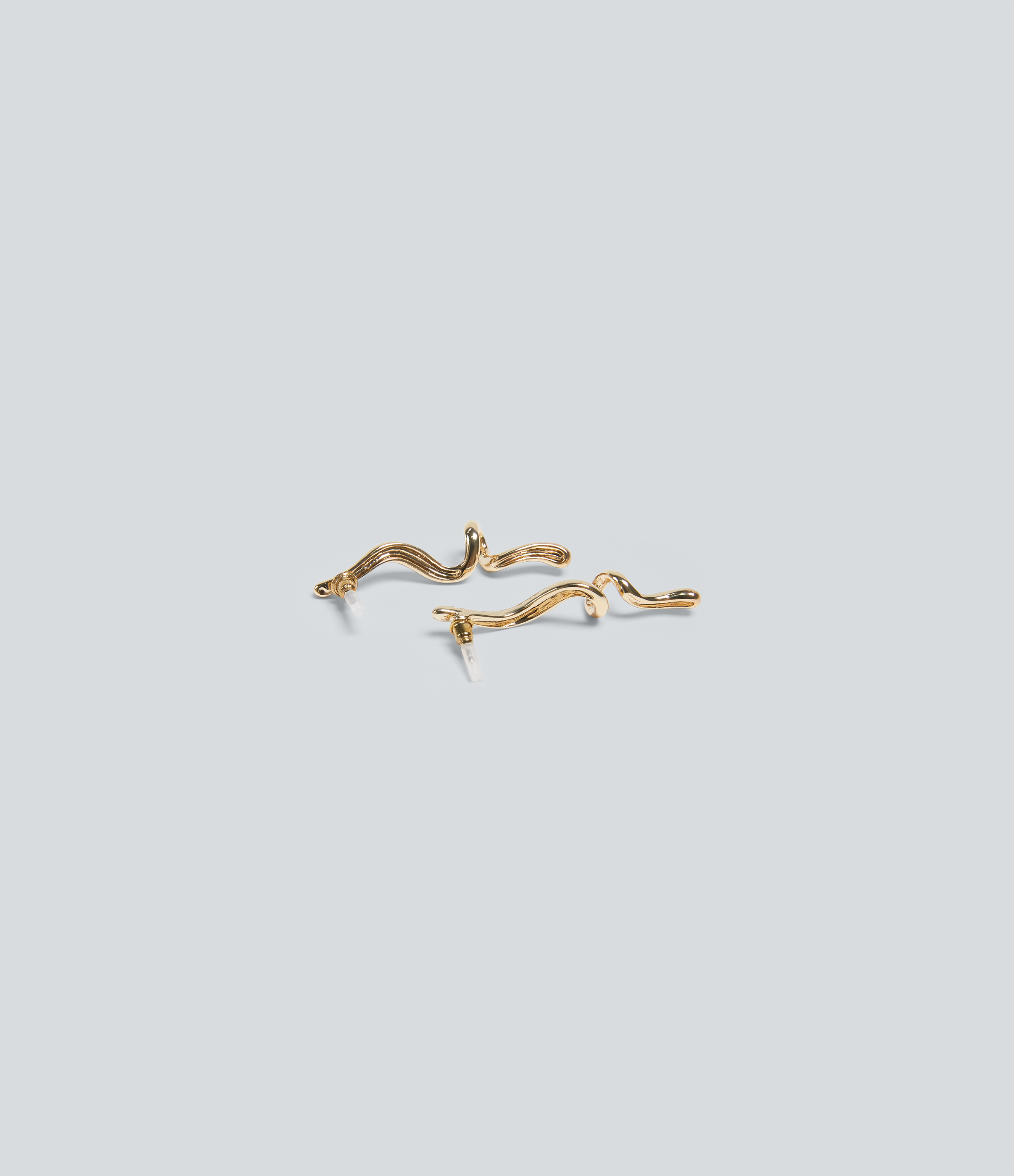Gold Wave Earrings / 2