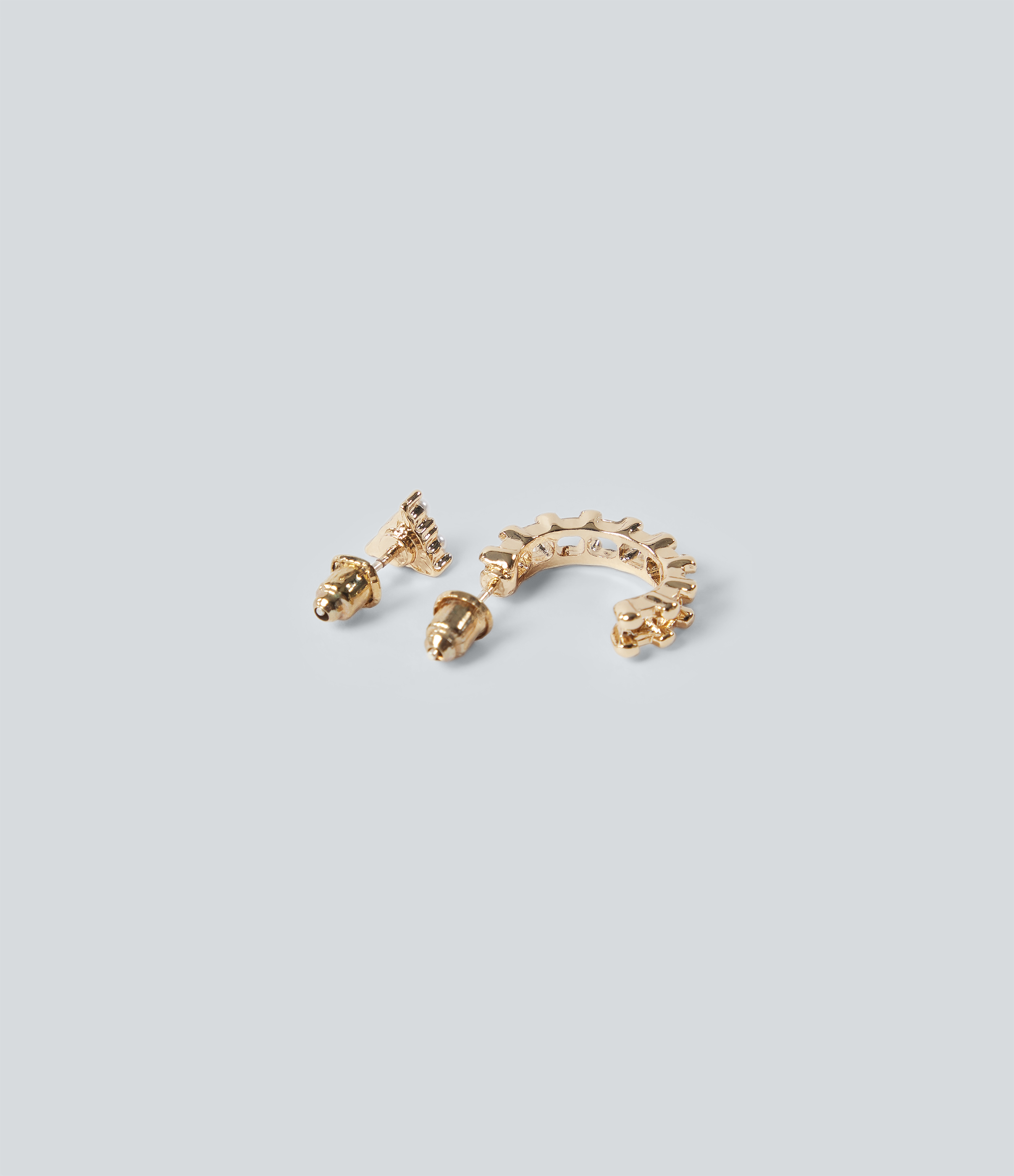 Gold Stylish Party Earrings / 2