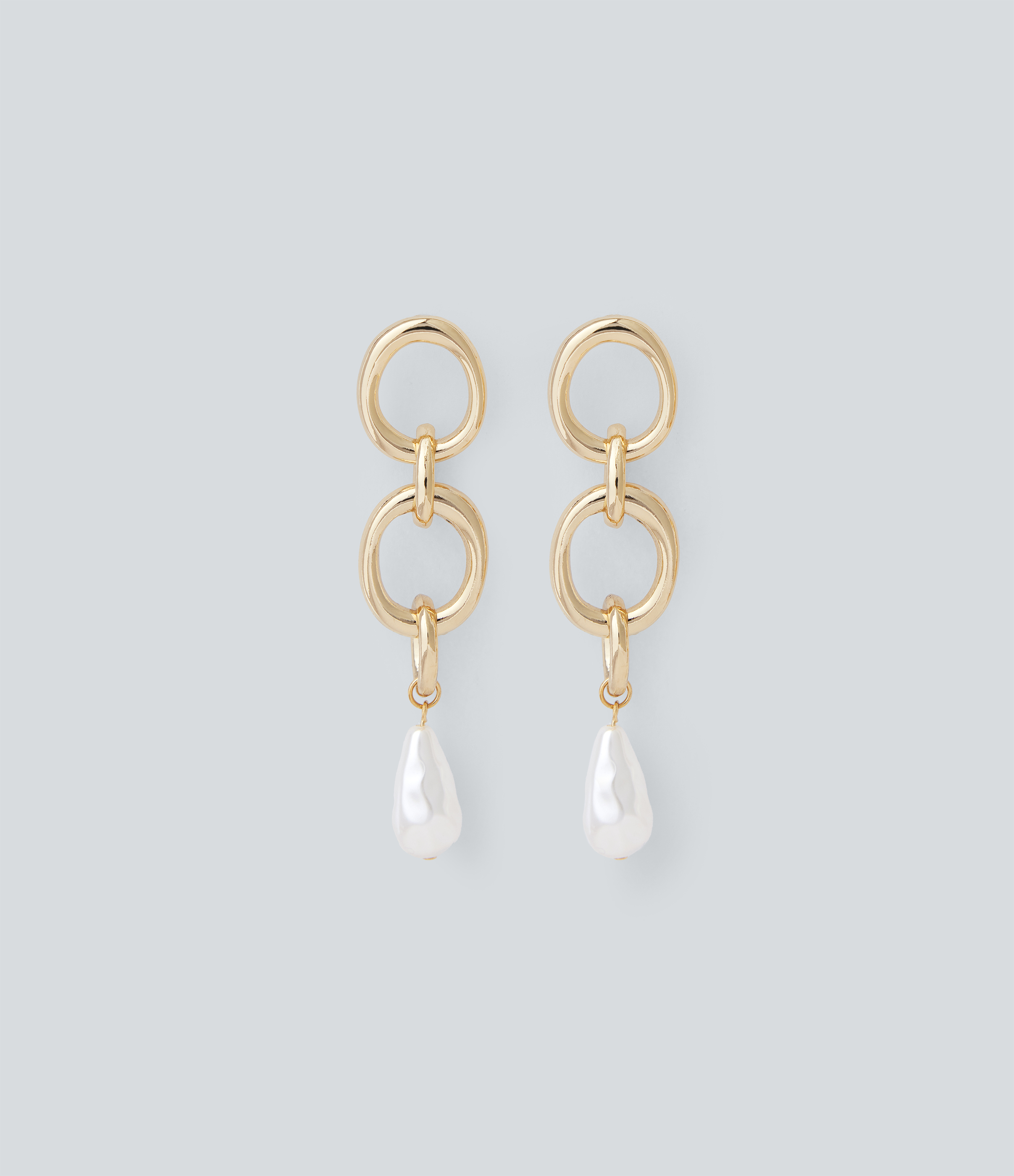Circular Acrylic Casual Earrings