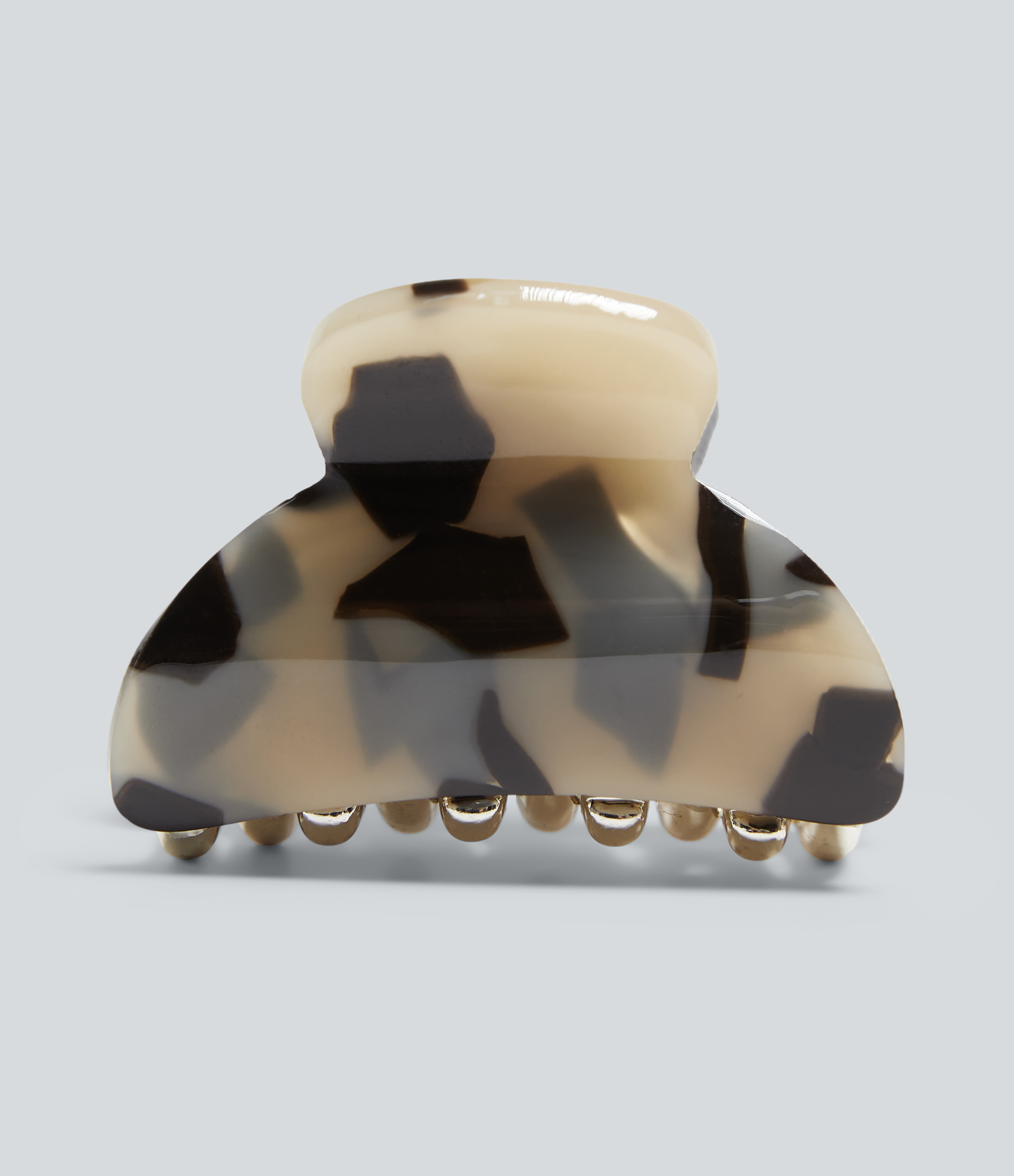 Black Yellow Leopard Print Leopard Print Metal Casual Hair Clip / 2