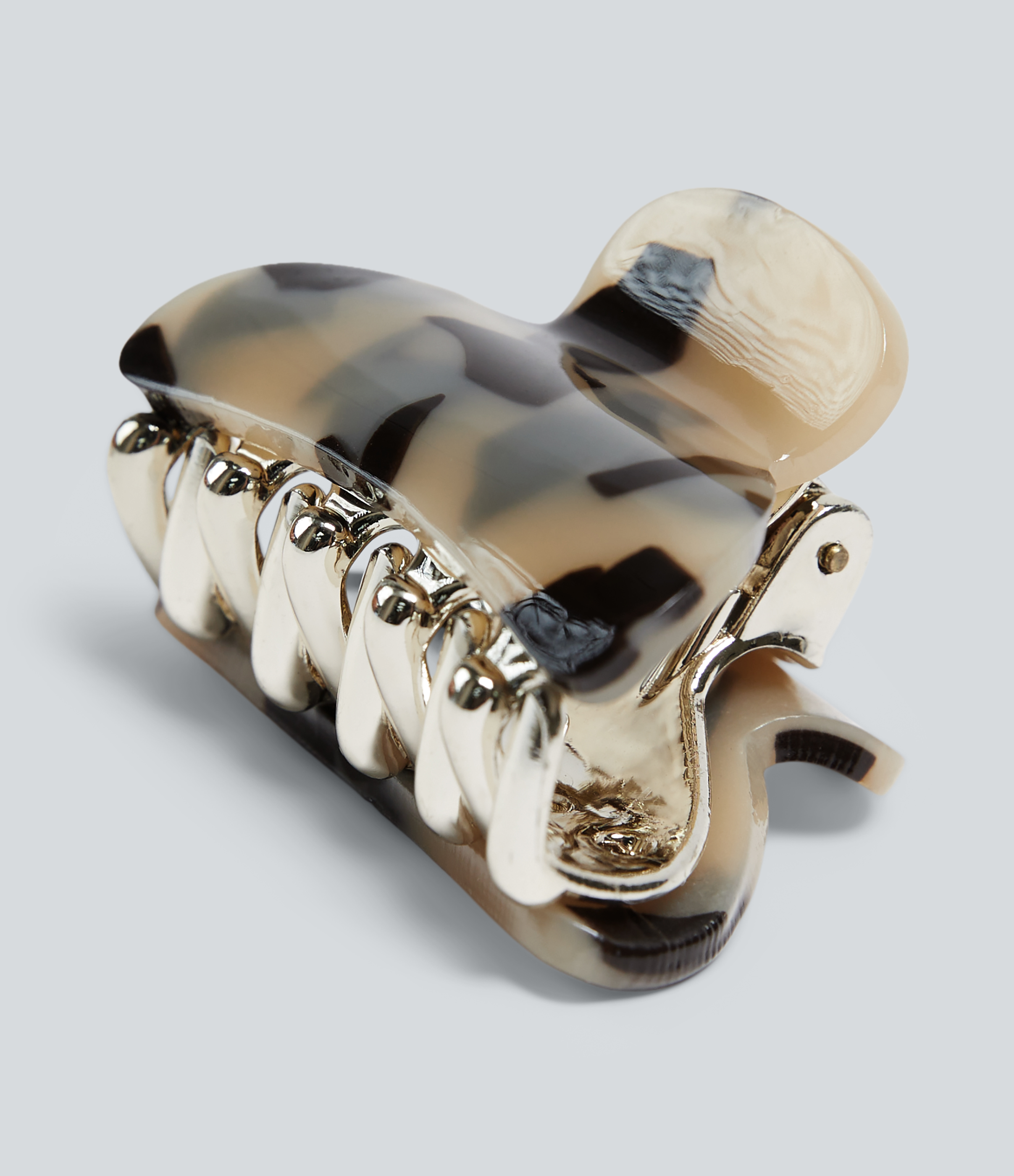 Leopard Print Metal Casual Hair Clip