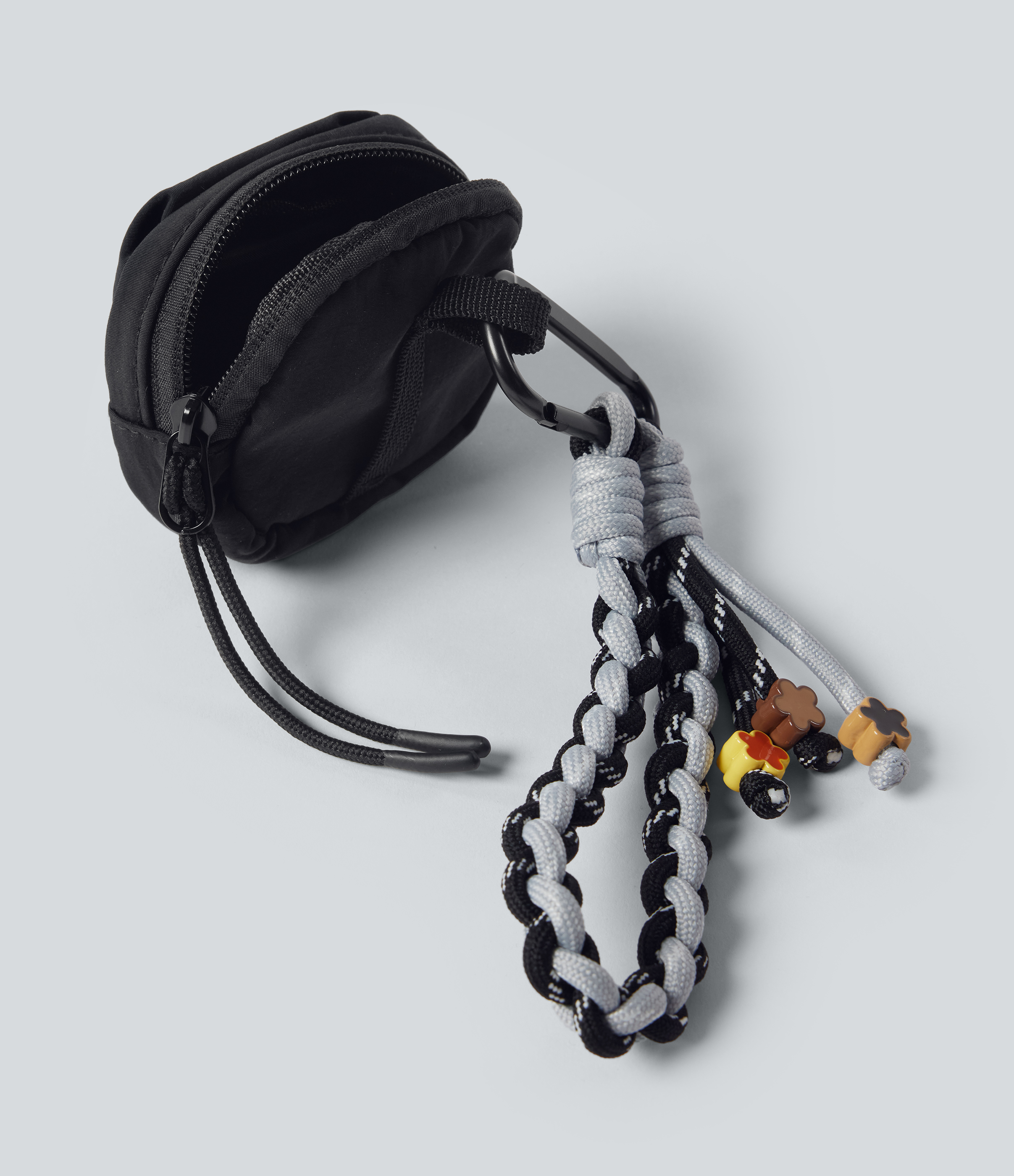Black Mini Portable Storage Pouch with Hanger / 2