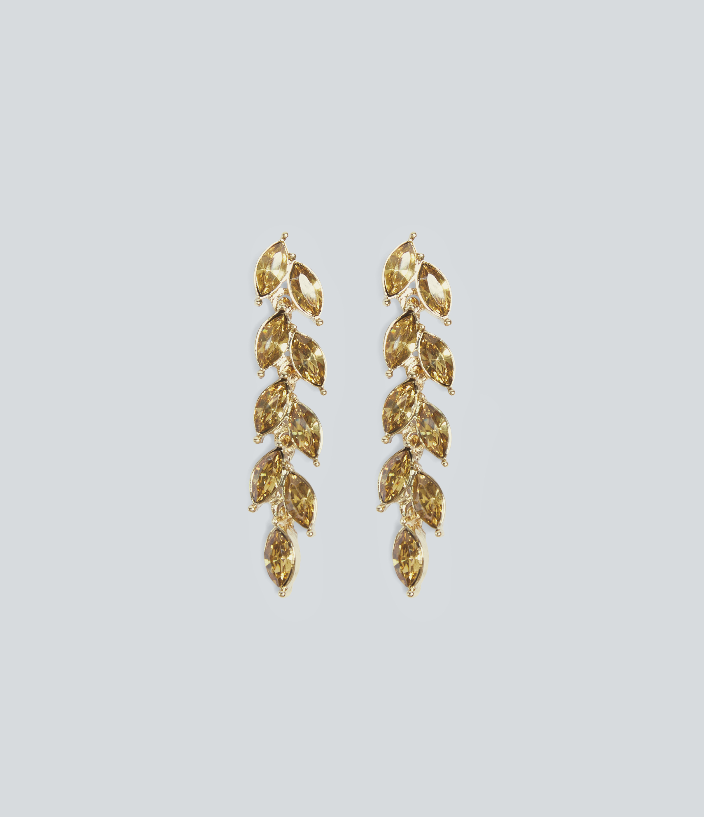 Leaf Tassel Earrings