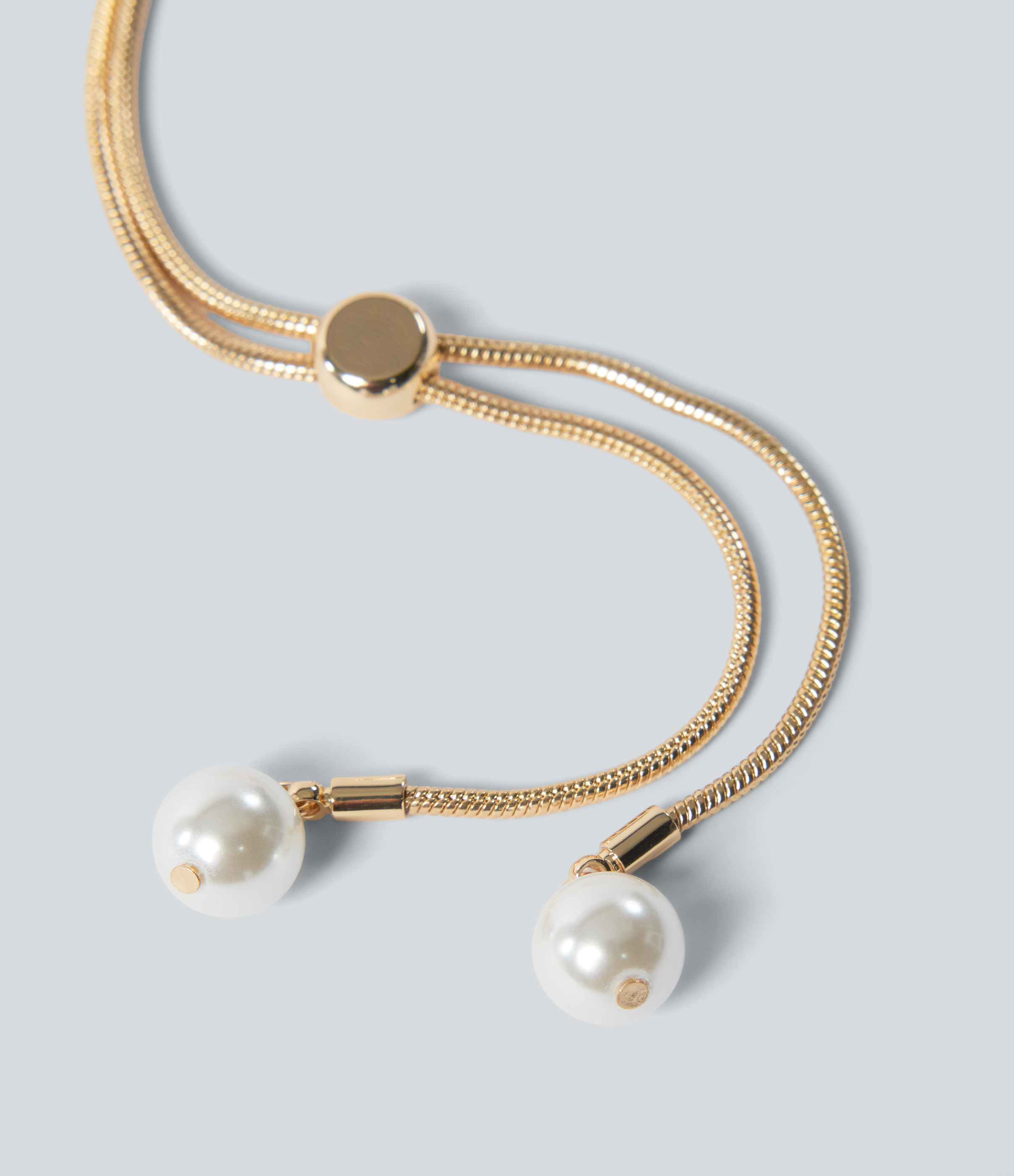 Gold Adjustable Chain Casual Necklaces / 2