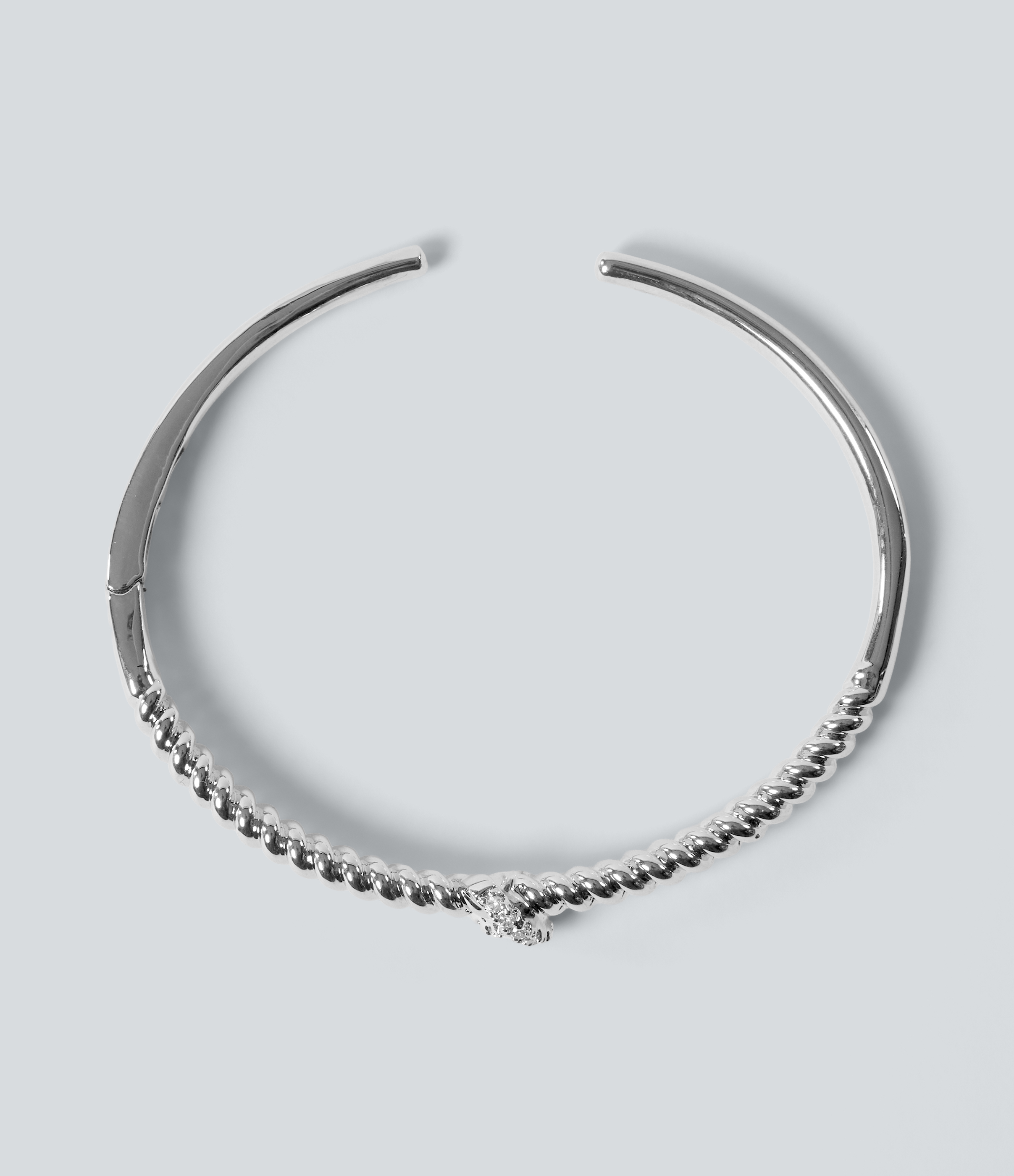 Rope Knot Bracelet with Rhinestones
