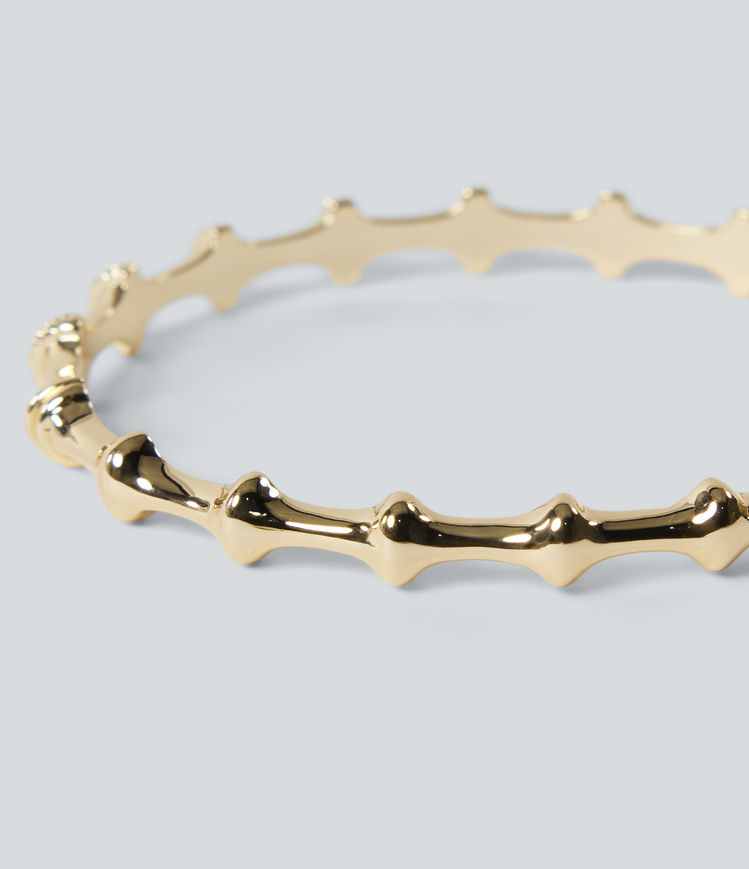 Gold Bamboo Casual Bracelet / 2