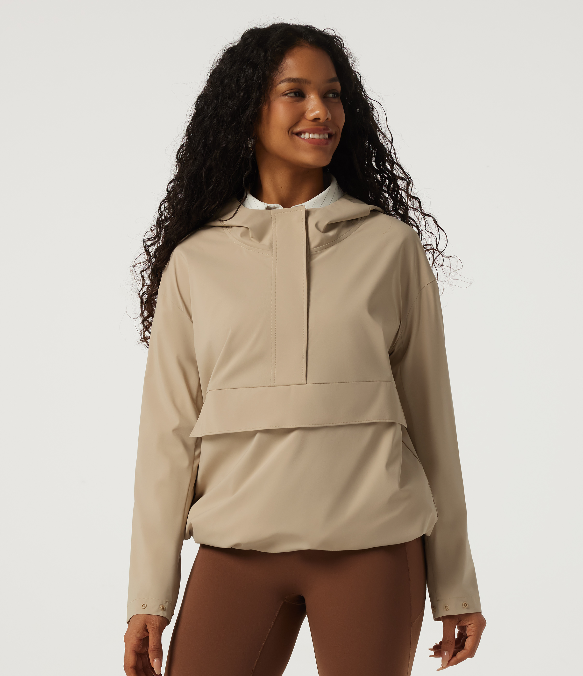 Hooded Long Sleeve Work Jacket with Pocket