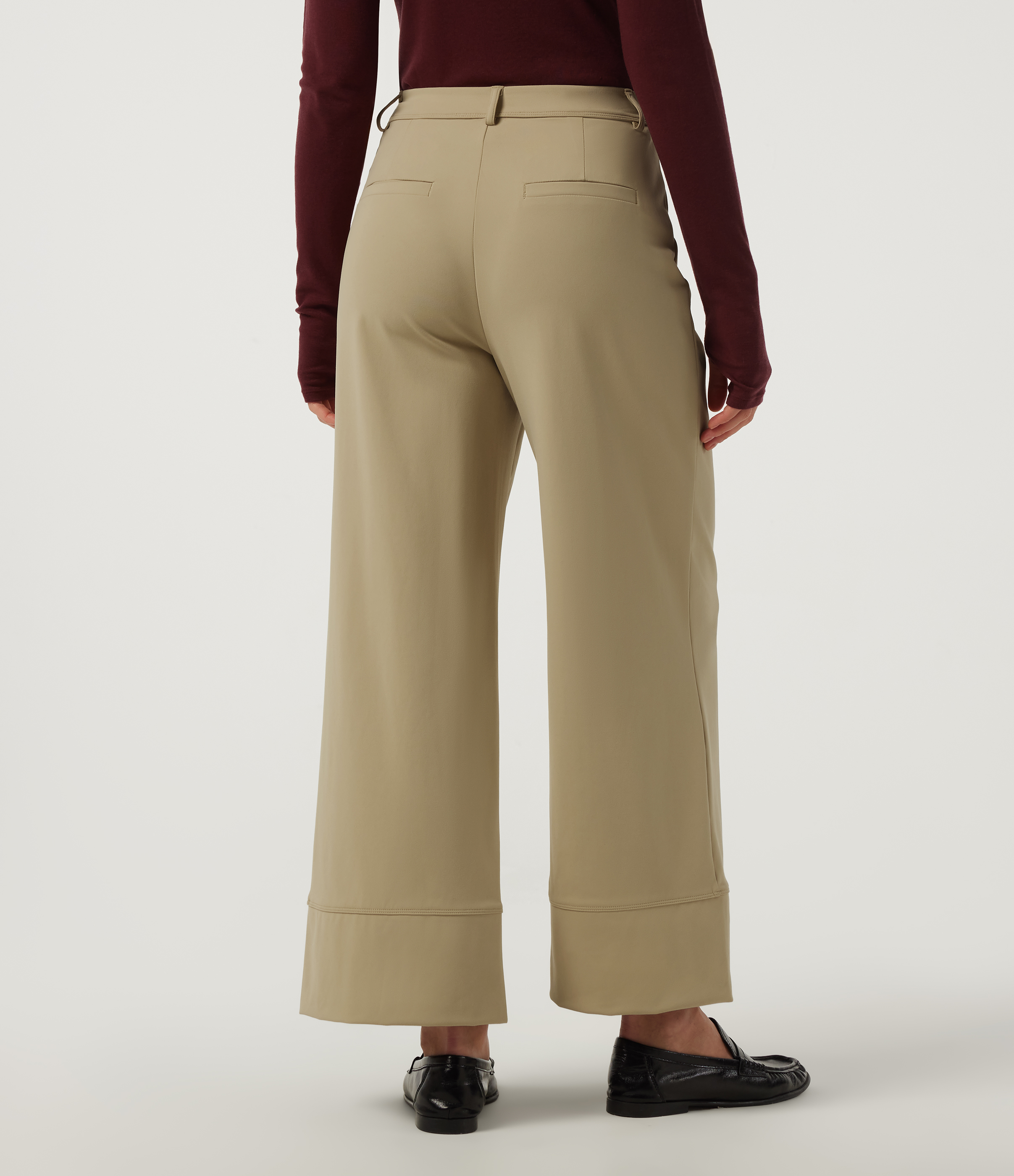 Fields of Rye Halara DayStretch™ Mid Rise Wide Leg Work Pants with Pockets / 2