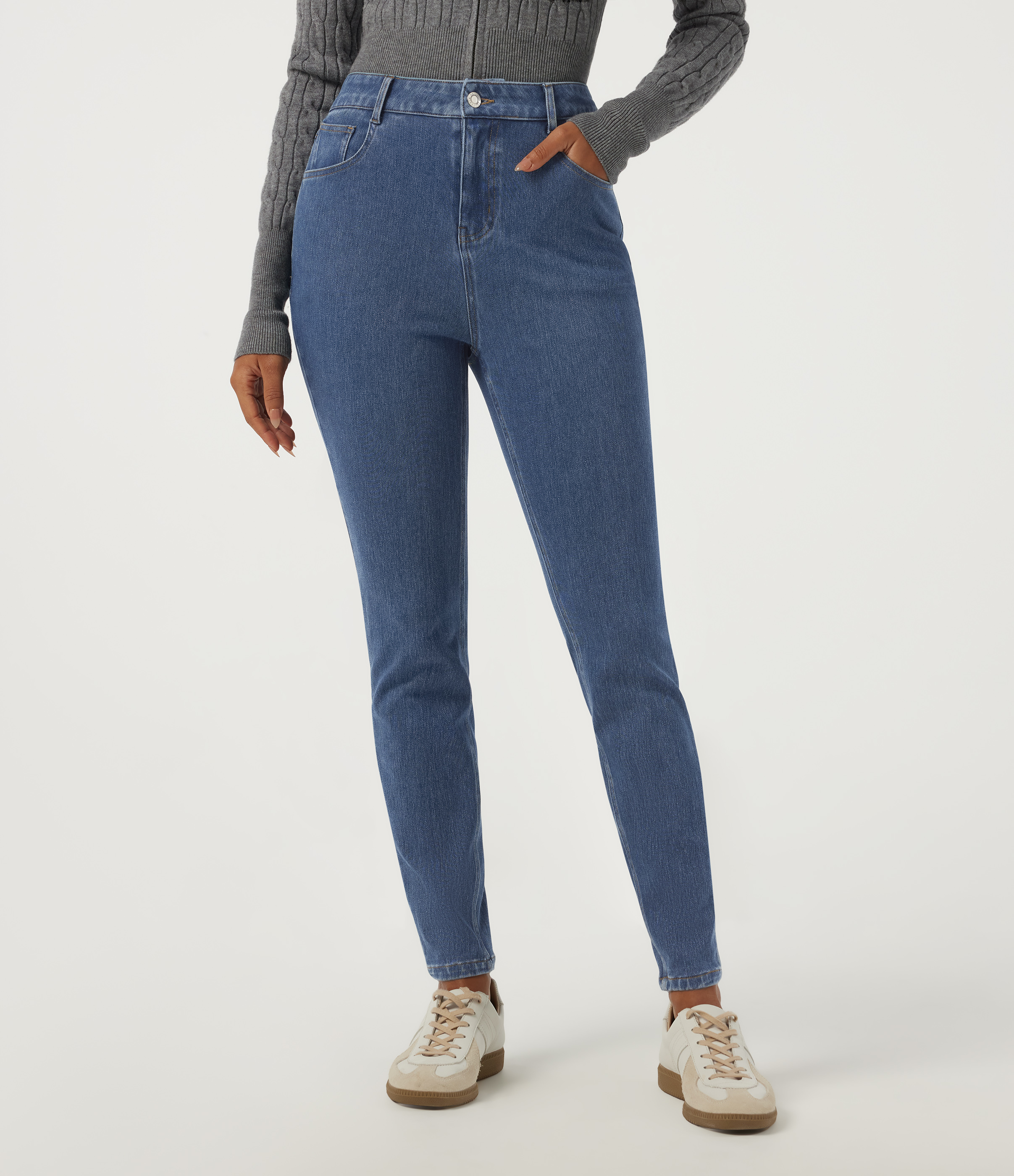 Halara Flex™  High Waisted Skinny Casual Jeans with Pockets