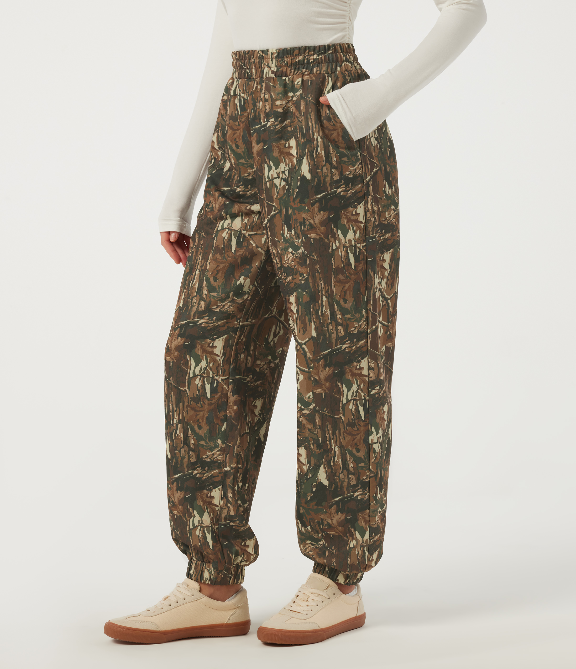 High Waisted Casual Sweatpants with Pockets