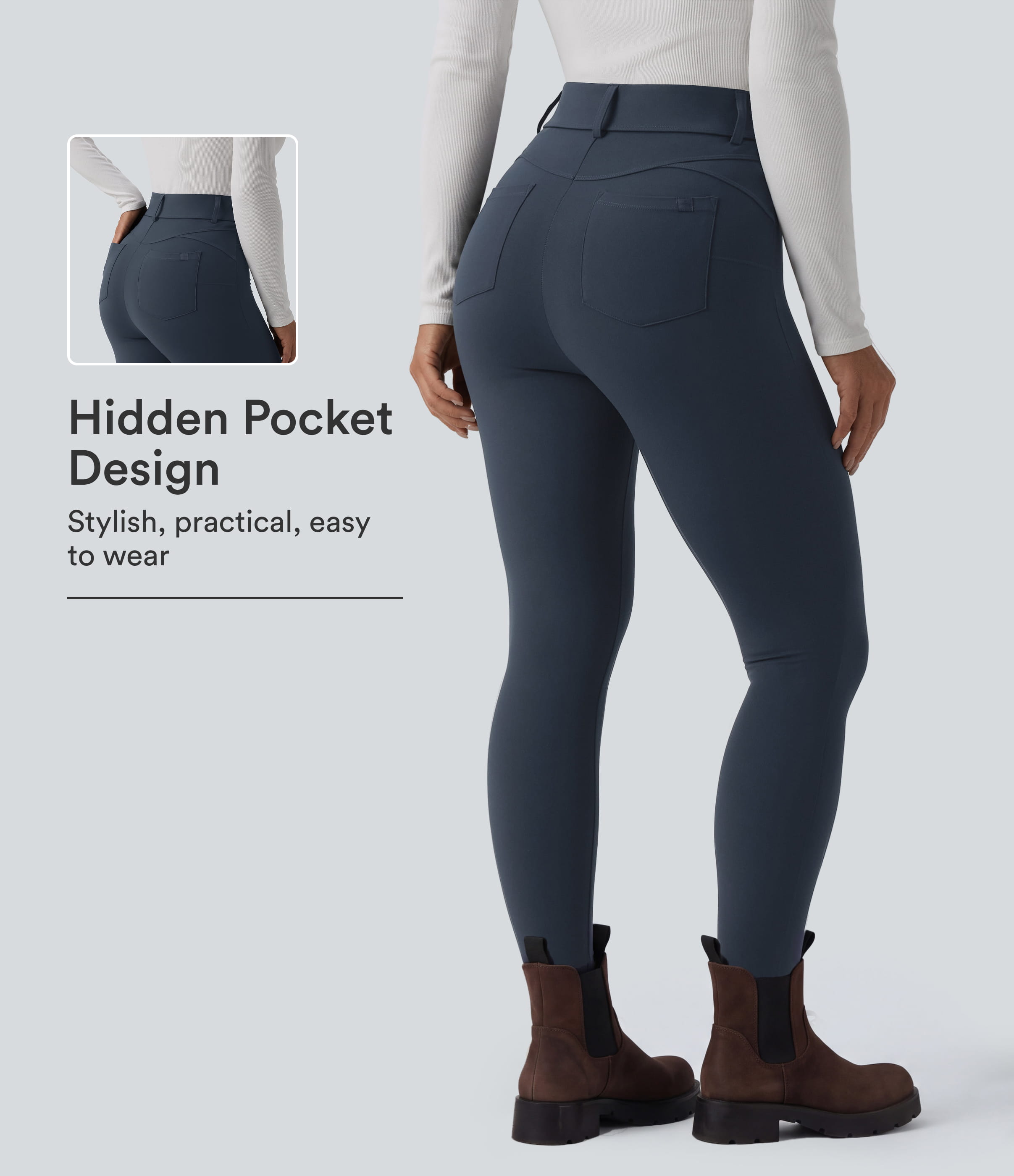 Halara UltraSculpt™ High Waisted Casual Leggings with Pockets